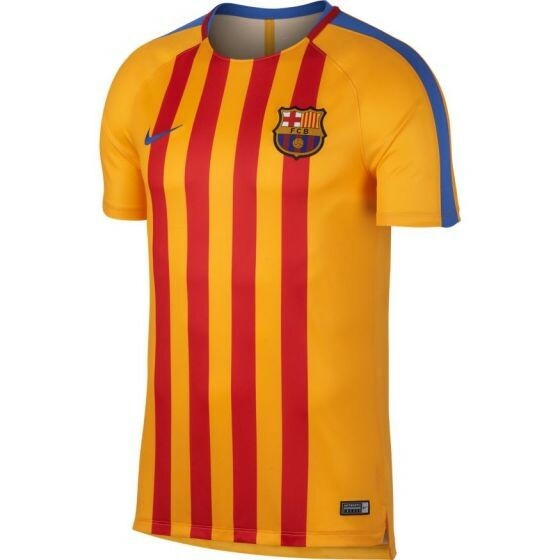 Nike Barcelona Squad Top GX Sz XL Gold/Red New 854249 720 | eBay