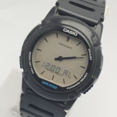 Casio 1349 Twincept ABX-20 World Time Ana-Digi Quartz Vintage