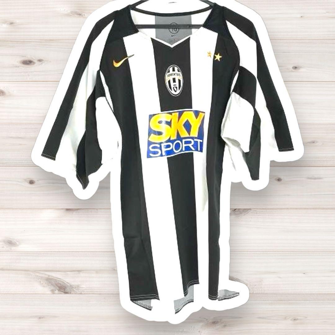 Y2K Juventus 04-05 Ibrahimovic #9 Jersey Nike Serie A Home Shirt L