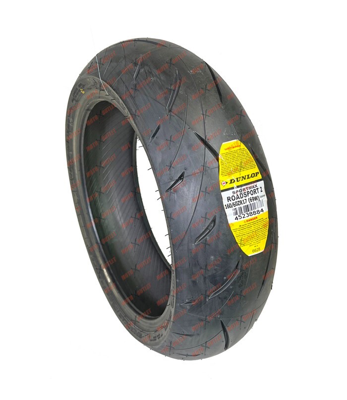 Dunlop Roadsport 2 160/60ZR17 Rear Motorcycle Tire 160-60-17