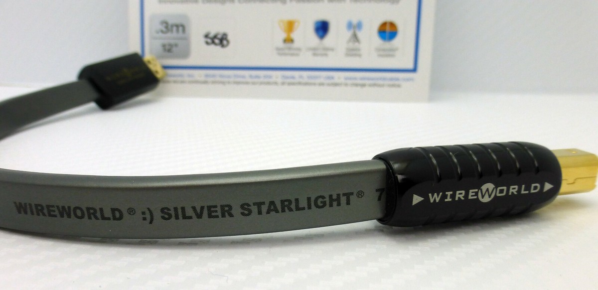 WireWorld Silver Starlight 7 USB 0.3 meter A-B | eBay