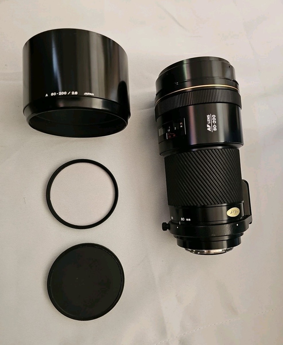Minolta AF APO TELE ZOOM 80-200mm F2.8 Black MINT Telephoto Lens