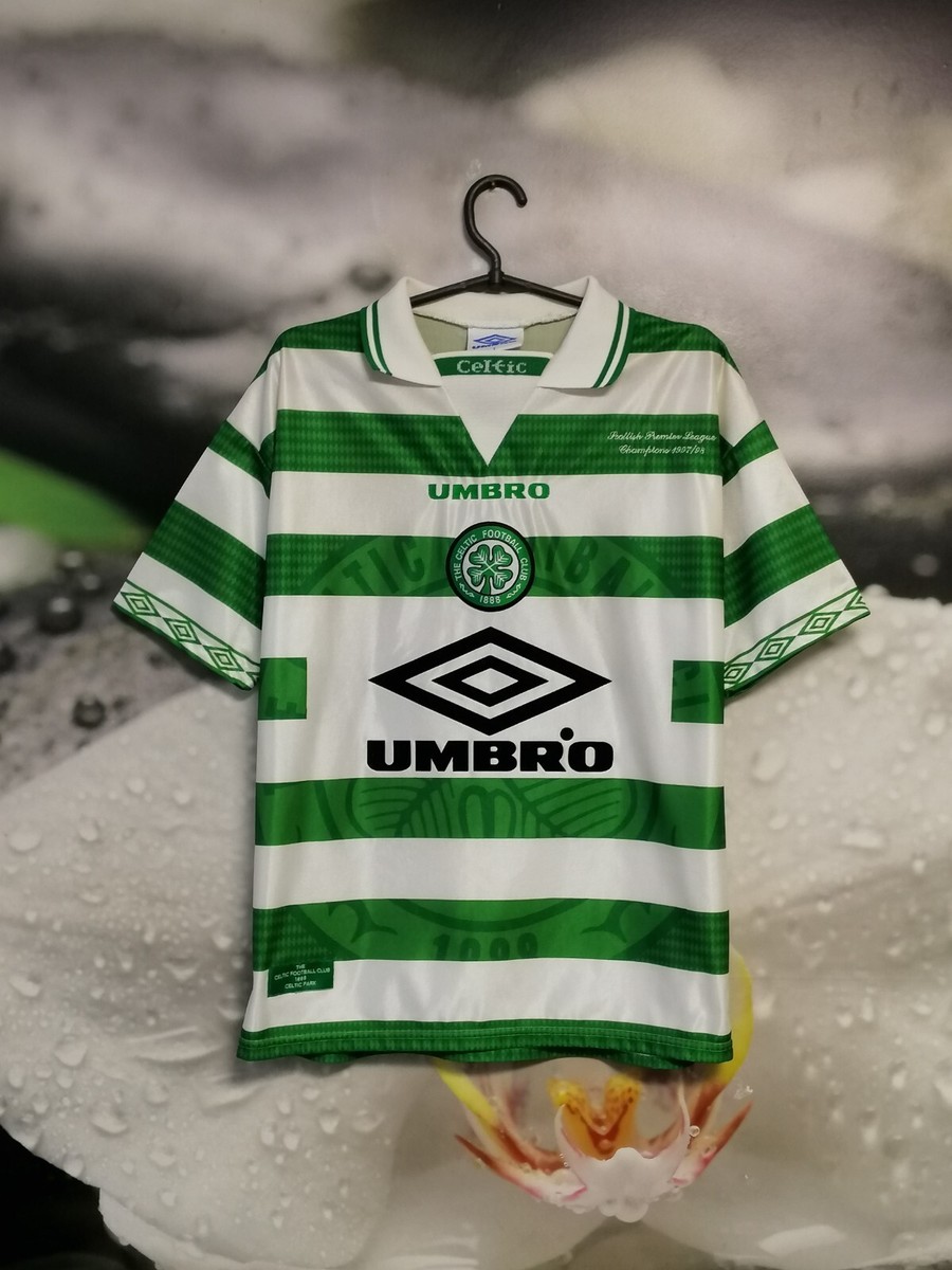Celtic 1997 - 1999 home vintage football shirt jersey Umbro size