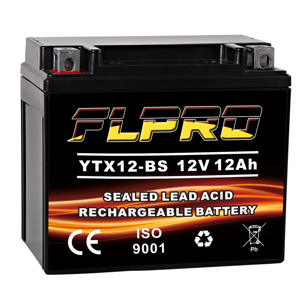 YTX12-BS Battery for Kawasaki KVF300 Brute Force Kymco Mongoose
