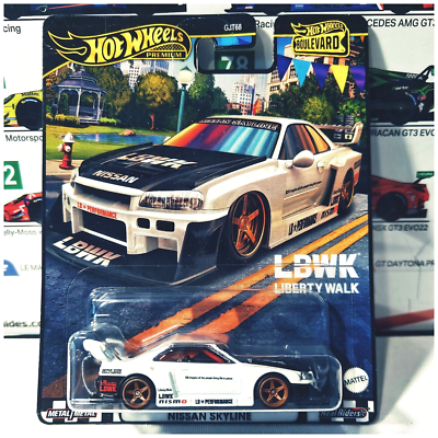 Hot Wheels Boulevard Premium R34 Skyline LB-ER34 LBWK Liberty Walk