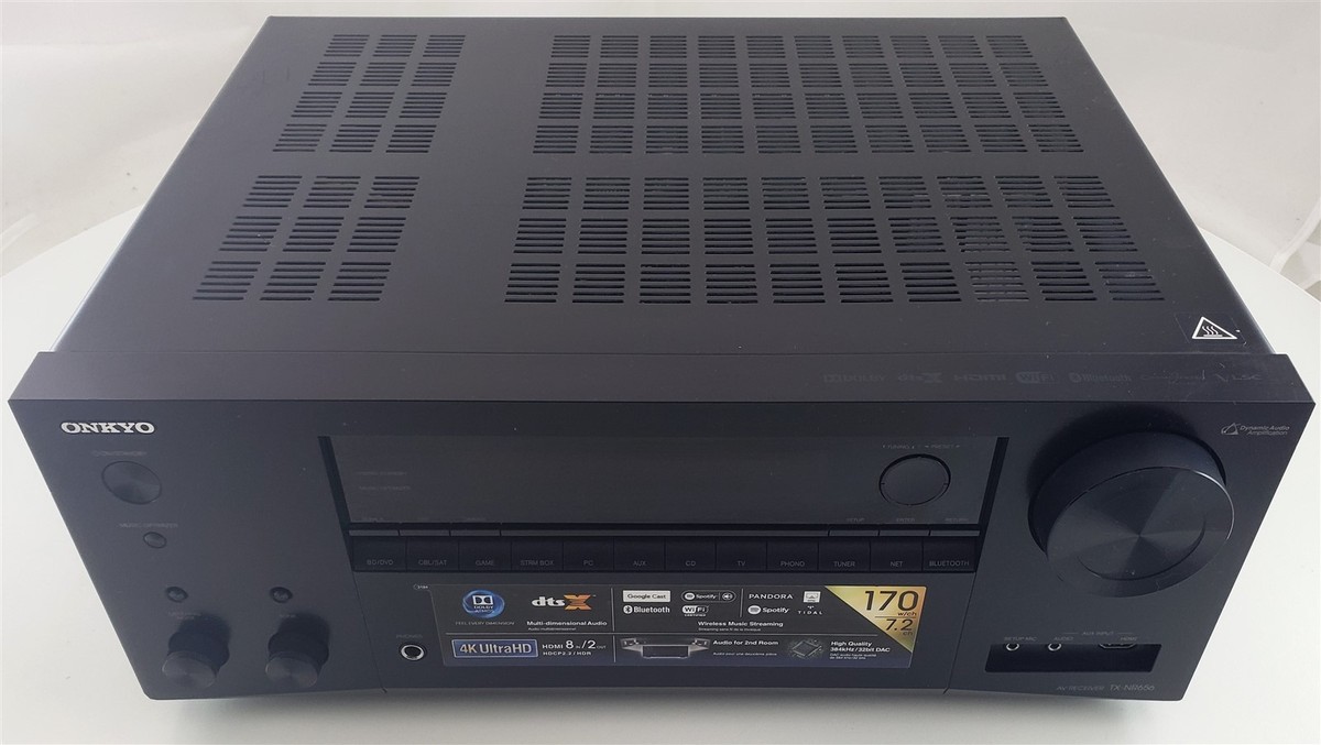 Onkyo TX-NR656 7.2-channel Network A/V Receiver No Remote for