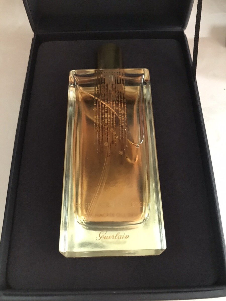 Rare Guerlain Rose Nacree Du Desert EDP 2.5OZ 75ml Spray EDP Gold