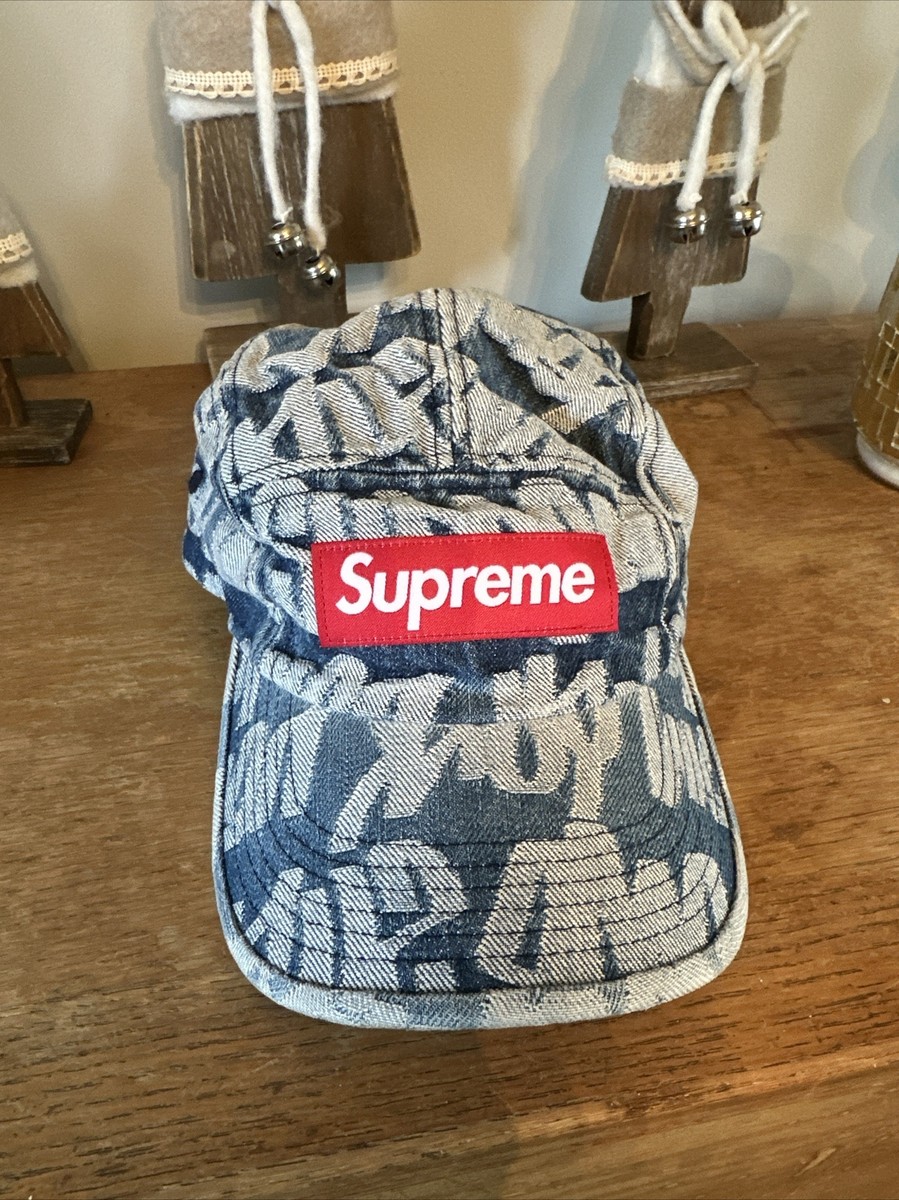 Supreme Box Logo New York Graffiti Cap 5 Panel Denim OS | eBay