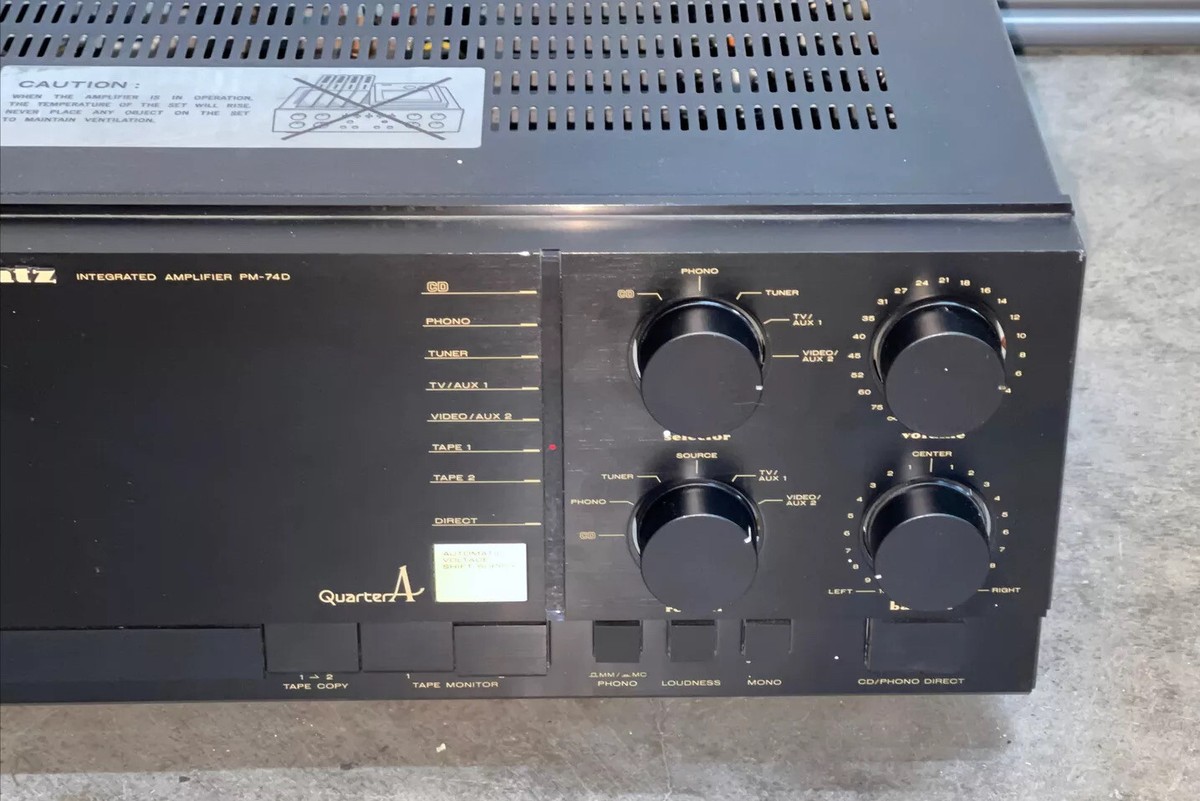 MARANTZ Integrated Amplifier (Transistor) PM-74D Black | eBay