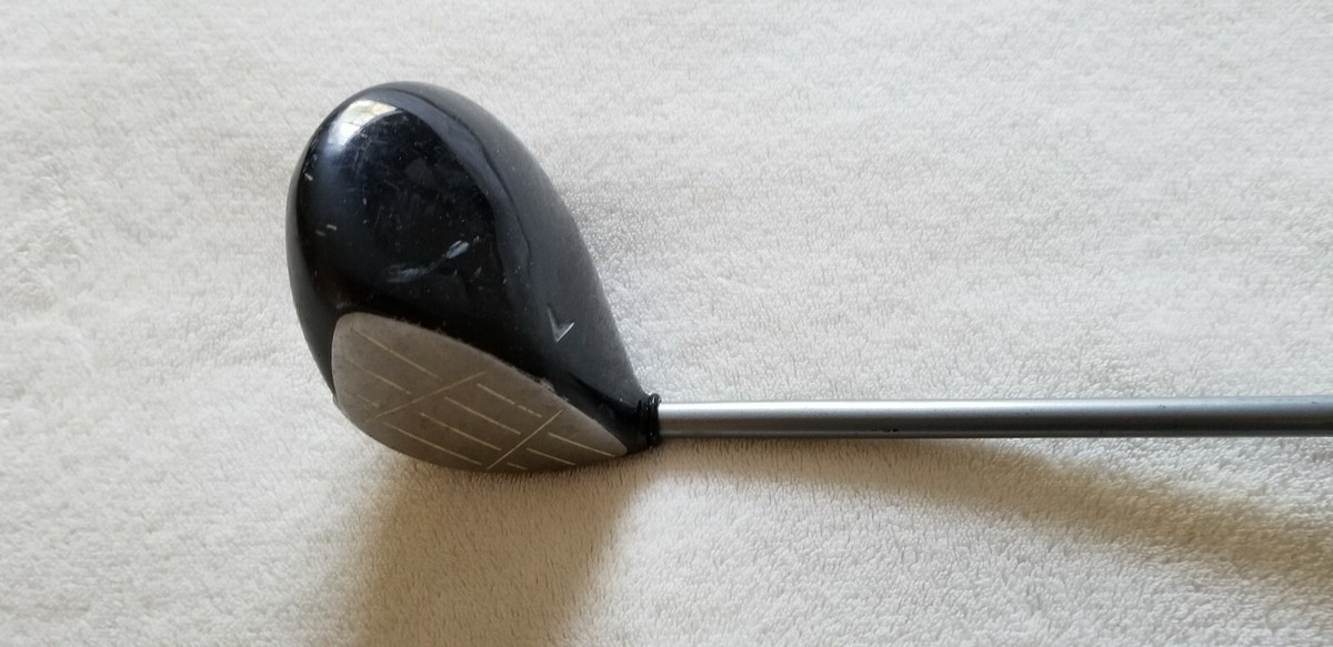 CALLAWAY Big Bertha Steelhead Plus 9 Degree Driver. Stock Graphite