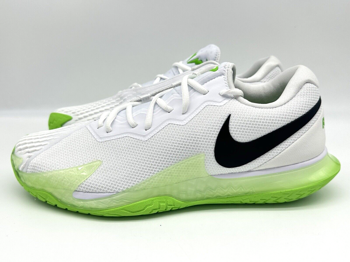 Nike Court Zoom Vapor Cage 4 Rafa Men's Size 12 White Tennis Shoes