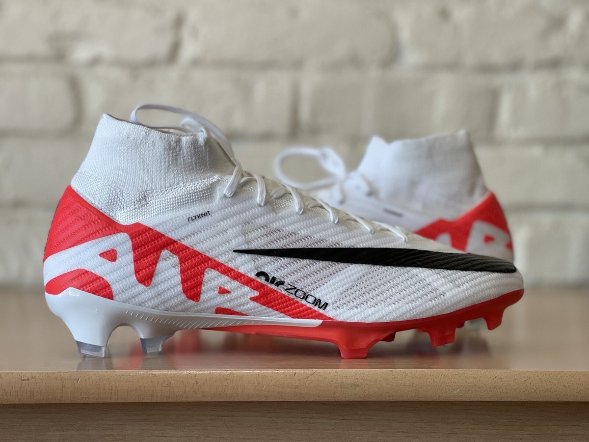 Nike Zoom Superfly 9 Elite FG Bright Crimson White DJ4977-600 Men