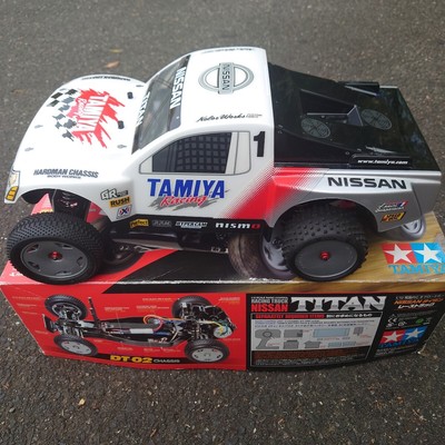 Tamiya DT02T Nissan Titan Race Truck Sports Tuned Motor & Full
