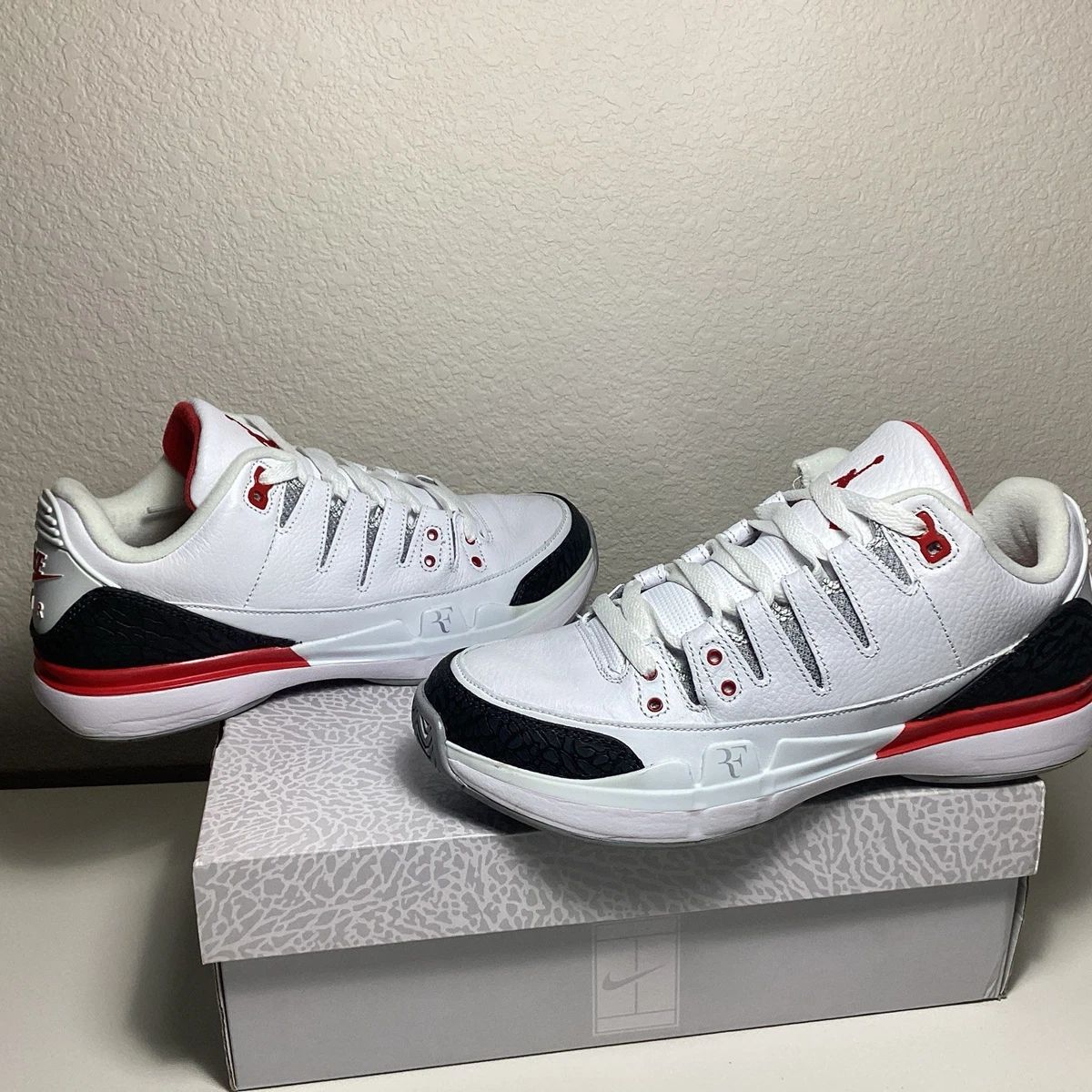 Nike Zoom Vapor Tour AJ3 Fire Red for Sale | Authenticity