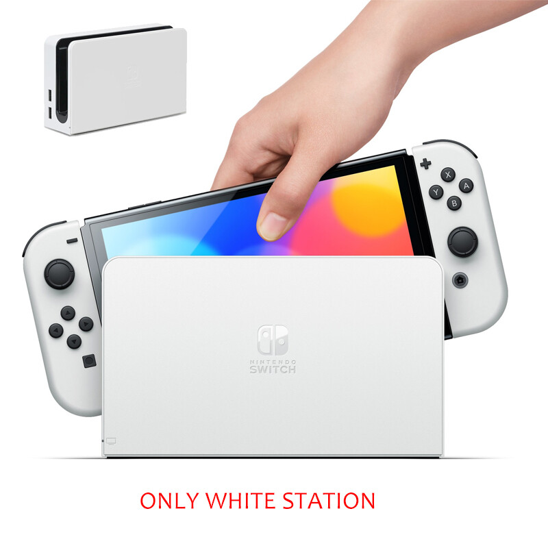 Original Nintendo Switch OLED Dock Only White Station | eBay