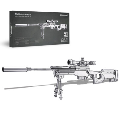 Piececool 3D Model Kits For Adult AWM Sniper Rifle Metal Model