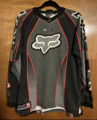 Vintage 90s Y2K Fox Racing DMX Jersey Motorcycle M Ruff Ryders Rap