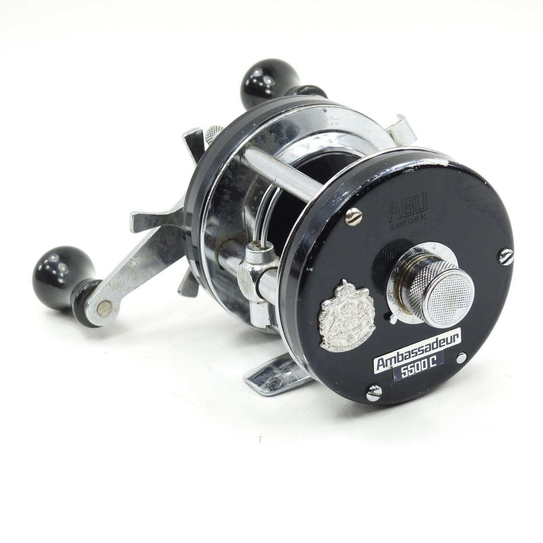 Abu Garcia Ambassadeur 5500C Fishing Reel. Black. Made in Sweden