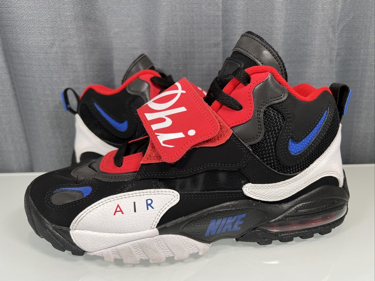 Nike Max Speed Turf Philadephia 76ers SIXERS Black Red PHILLIES