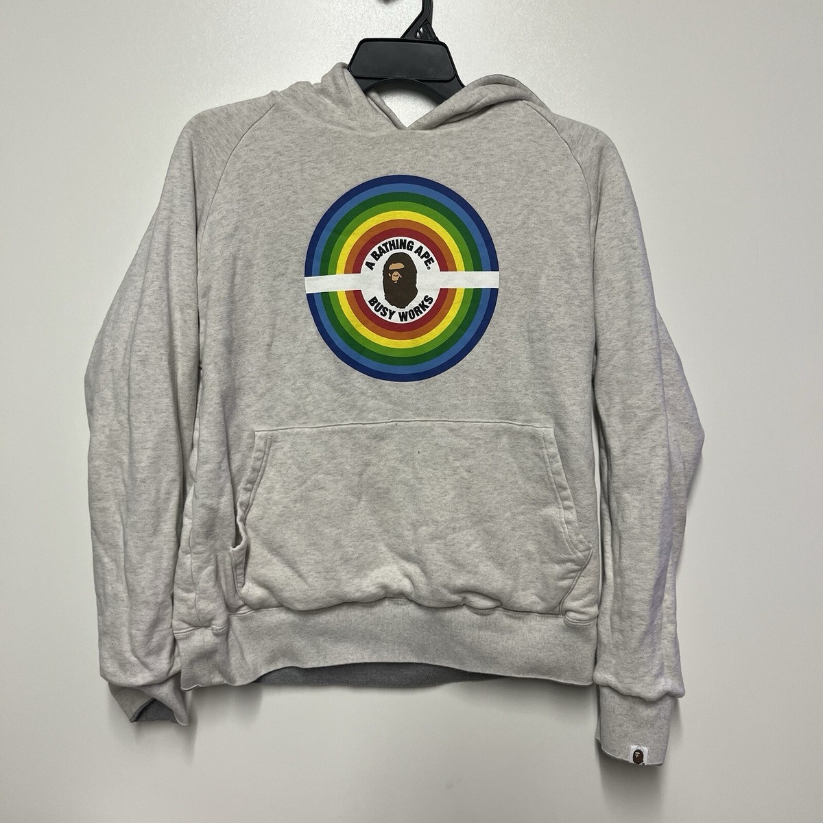 Reversible BAPE LOGO Pullover hoodie a bathing ape 03(5772)2524 M