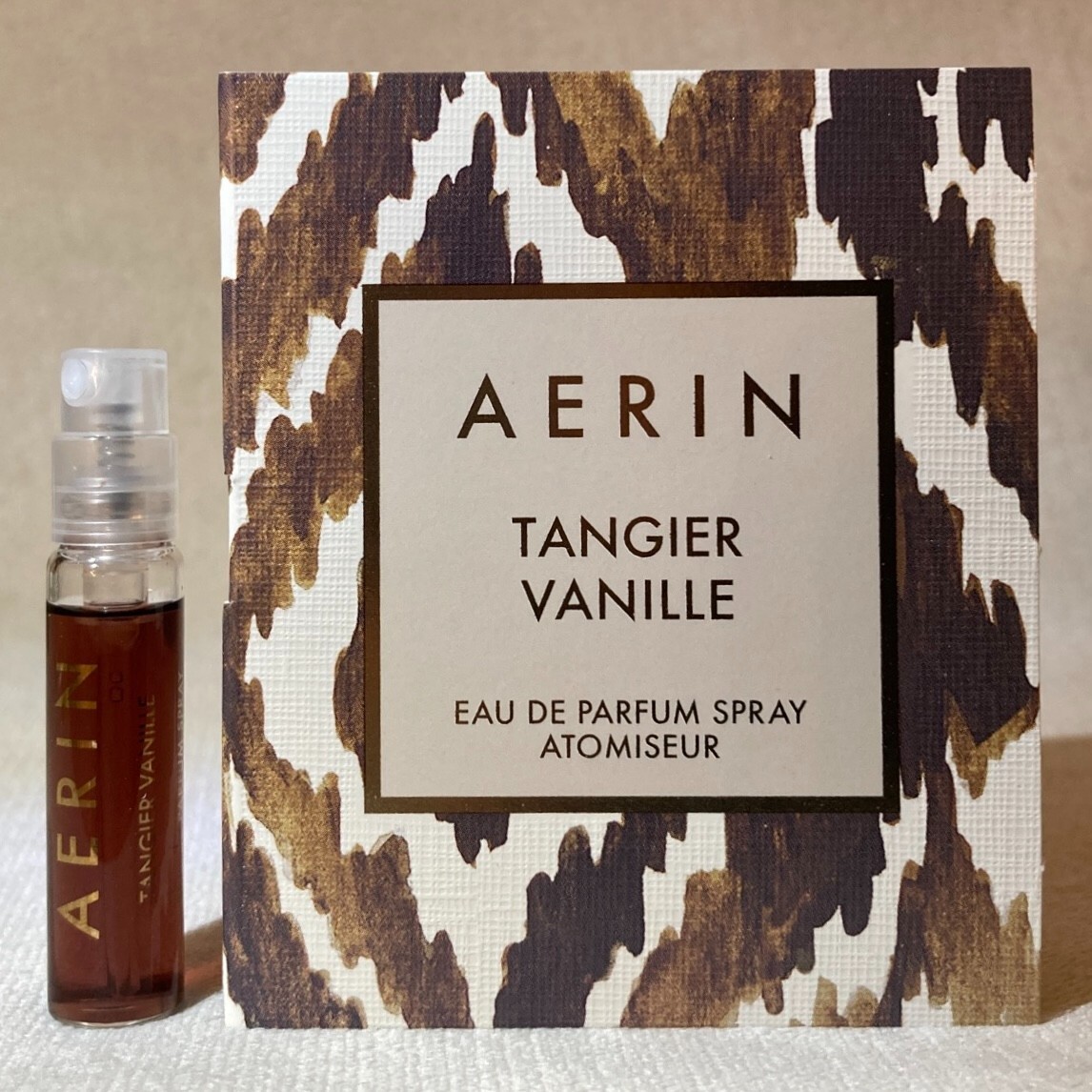 Aerin Tangier Vanille Eau de Parfum EDP Sample Spray .07oz, 2ml