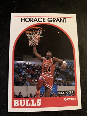 1989-90 NBA Hoops Basketball Card #242 Horace Grant Chicago Bulls