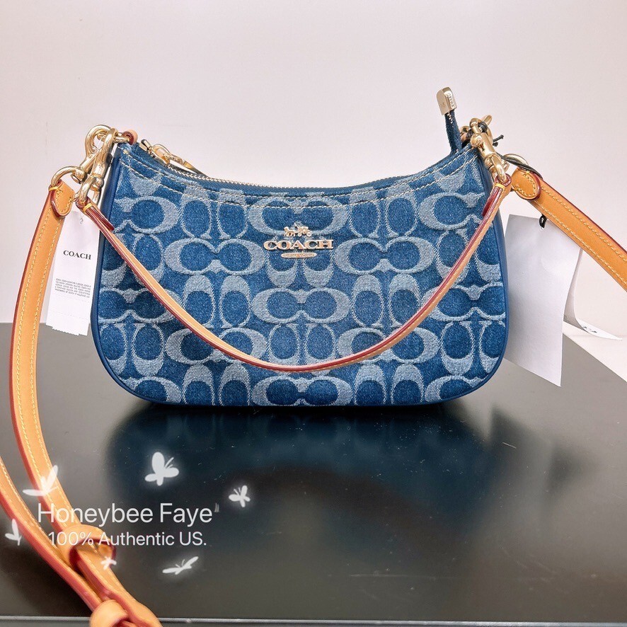 NWT Coach Teri Shoulder Bag In Signature Denim CAF82/CAK35 | eBay