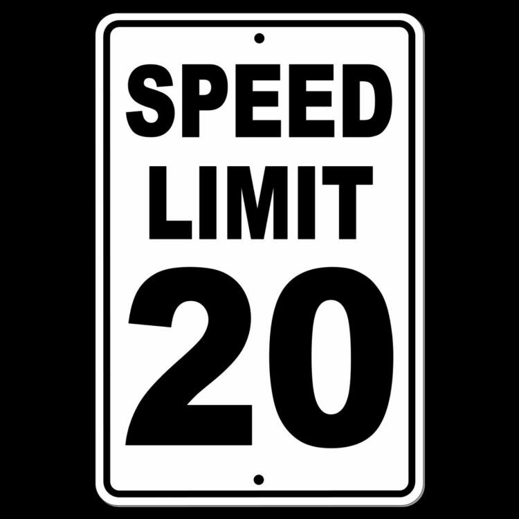 Speed Limit 20 8