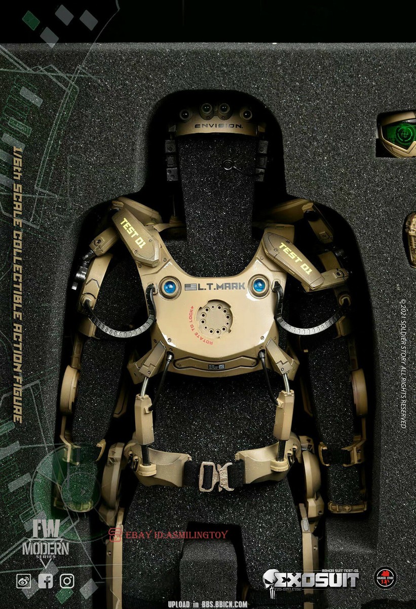 1/6 SOLDIER STORY SS-122 Exo-Skeleton Armor Suit TEST-01 12
