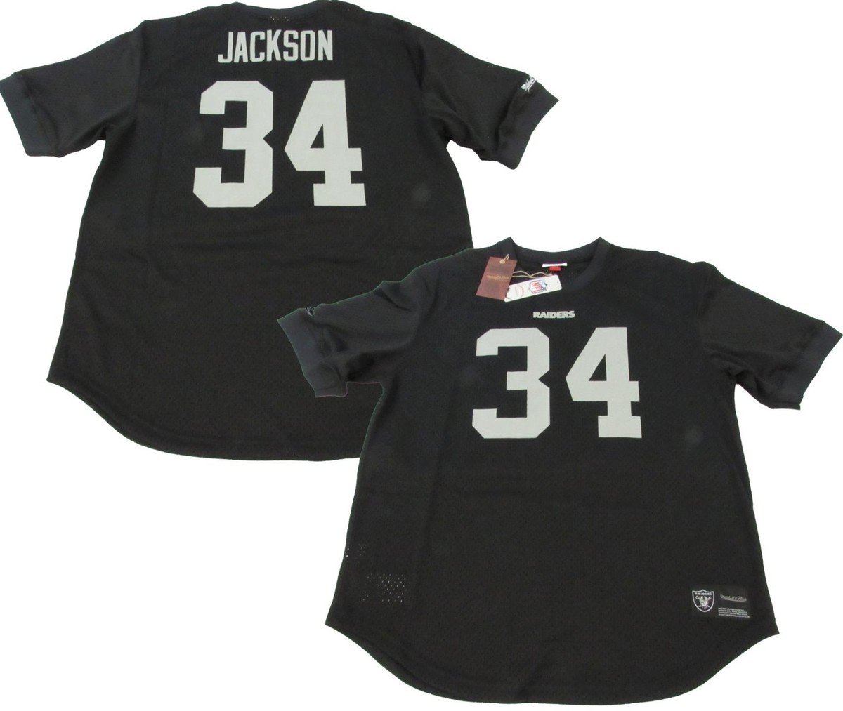 New Bo Jackson #34 Oakland Raiders Mens Mitchell & Ness Jersey | eBay