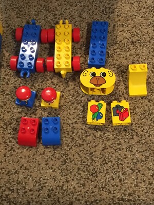 Used Lego Duplo, 50 Pieces In Yellow. Tub. #50. | eBay