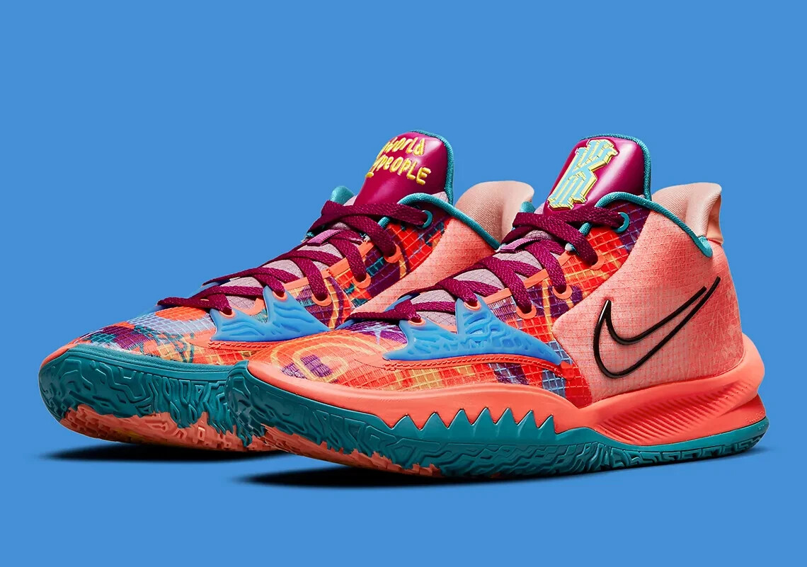 Nike Kyrie Low 4 BASKETBALL 1 World 1 People CW3985-600 MEN'S Size