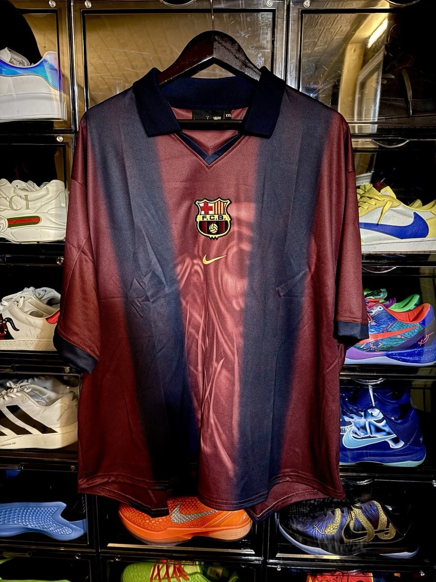NEW L - TRAVIS SCOTT CJ X NIKE X FC BARCELONA RETRO 2000/01