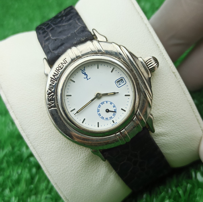 RARE YVes Saint Laurent YSL Quartz WATCH GENUINE B01-0-167-1 90S