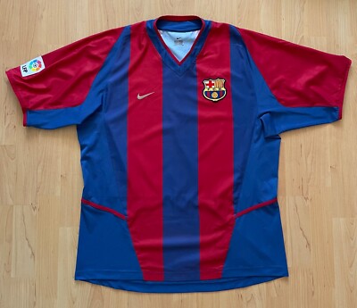 Jersey Vintage Nike FC Barcelona 02/03 L Men's | eBay