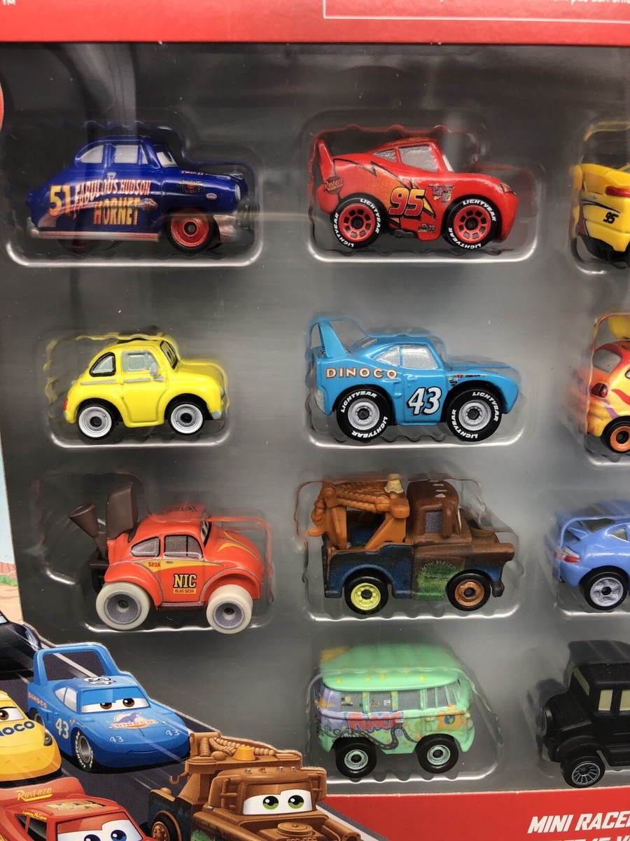Disney Pixar Cars Mini Racers 15 Pack Jocko Flocko Mack Lizzie