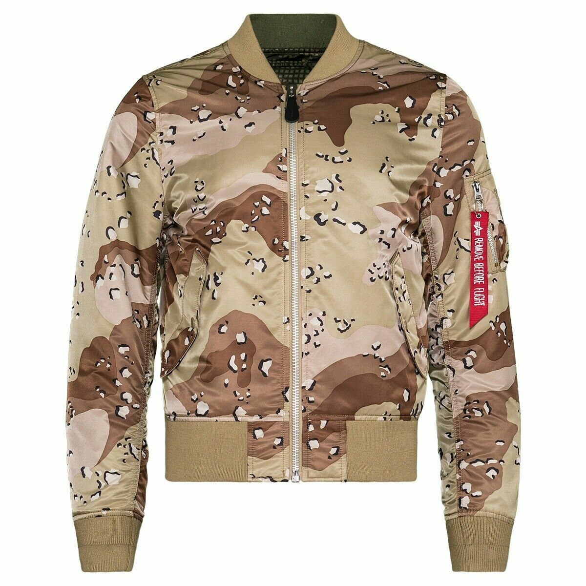 ALPHA INDUSTRIES MA-1 Flight Jacket Bomber Reversible Chocolate