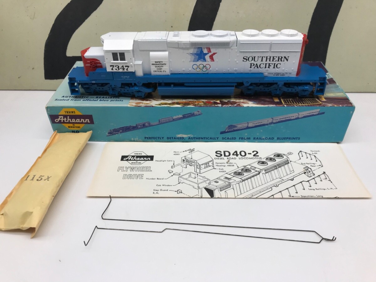 HO Athearn 4420 Sd40-2 Southern Pacific Olympic 7347 for sale