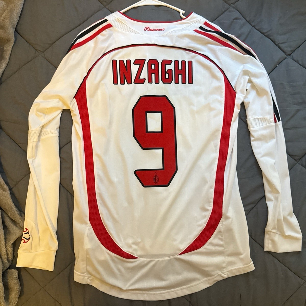 AC Milan 2007 Champions League Final Long Sleeve Jersey Medium