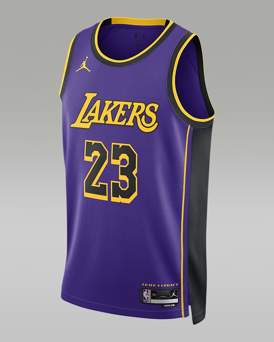 LA Lakers Men's jersey NBA Statement Edition 23 James New All