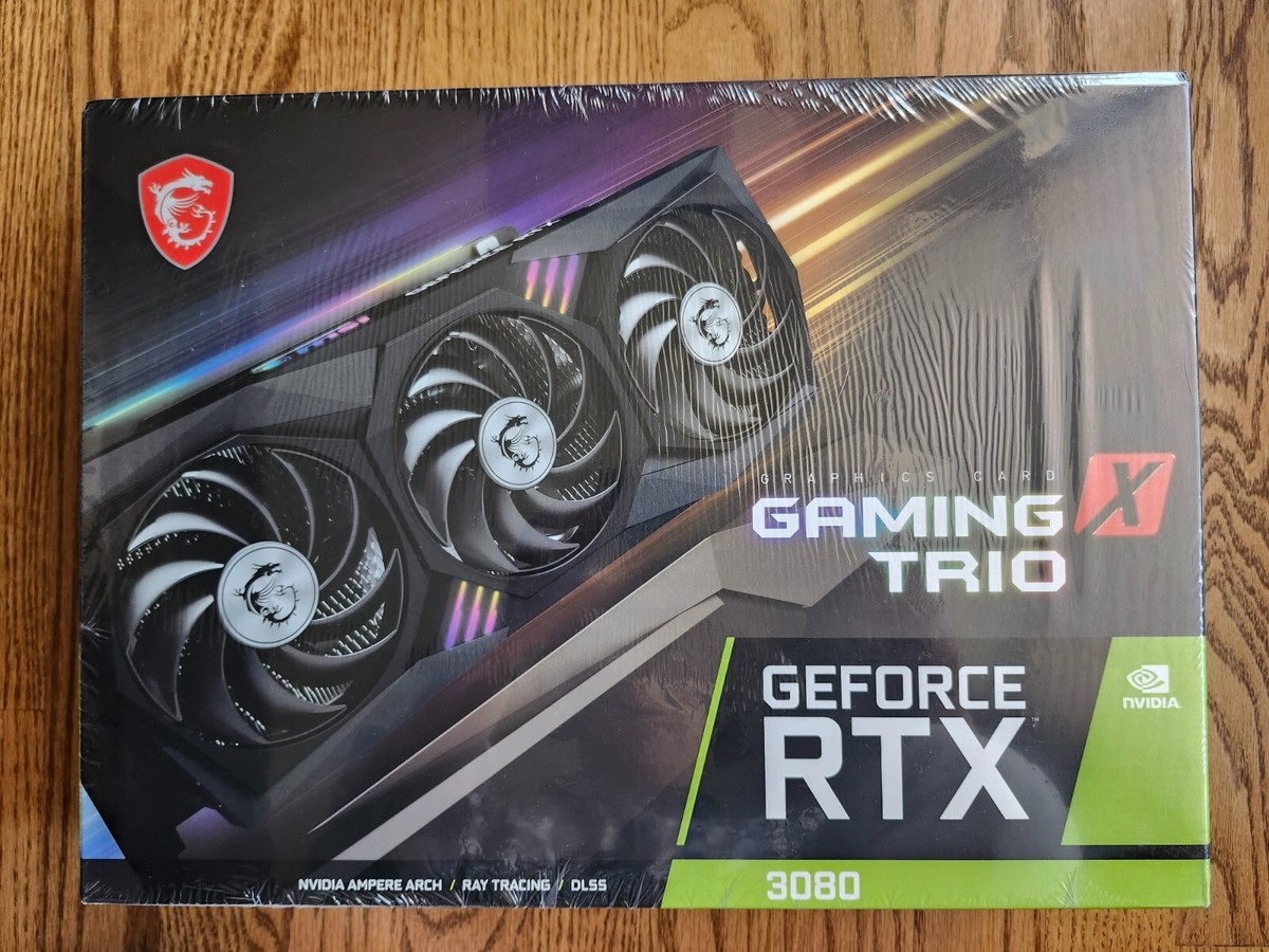 MSI GeForce RTX 3080 GAMING X TRIO 10GB GDDR6X Graphics Card for