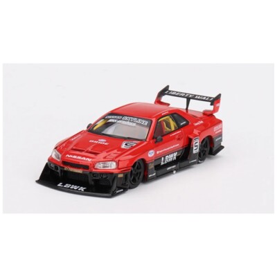 Mini GT 1:64 LBWK Nissan LB-ER34 Super Silhouette #843 | eBay