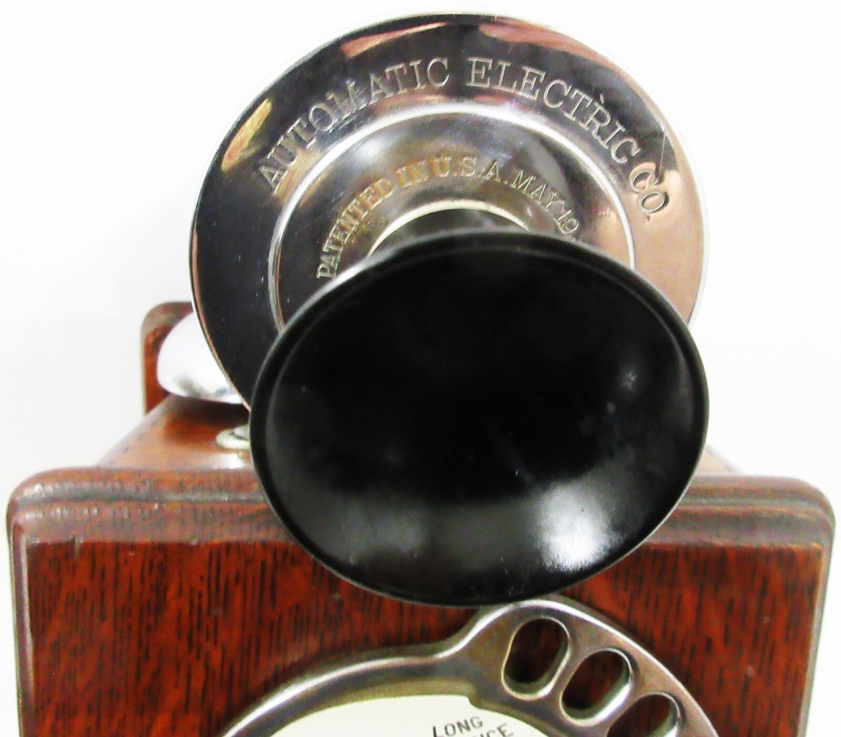 Strowger Automatic Electric Wood Dial Phone circa 1907 | eBay