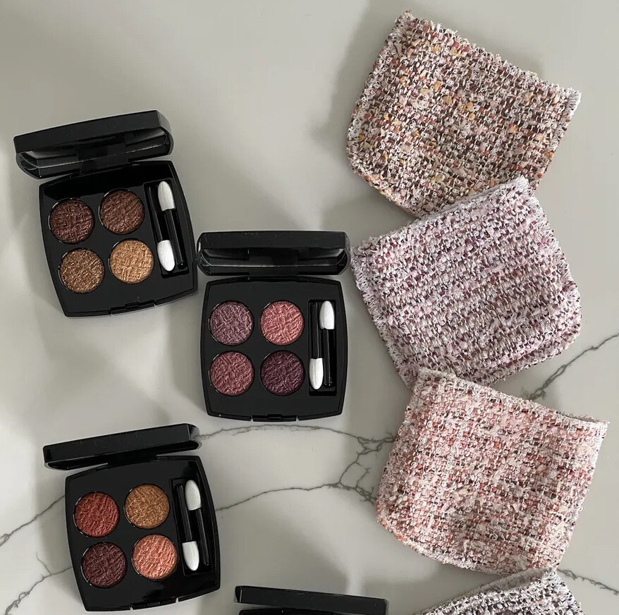 CHANEL Les 4 Ombres Tweed Limited Edition Eyeshadow - No 1, 2 & 3