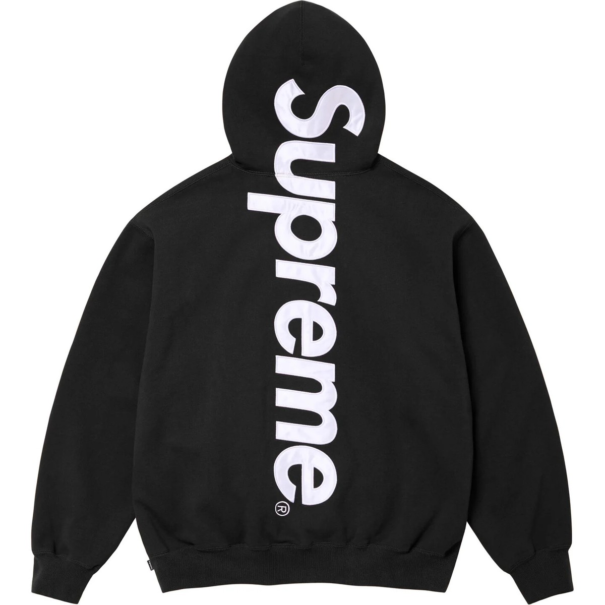 Supreme Satin Applique Hooded Sweatshirt FW24 6colors Size S-XXL
