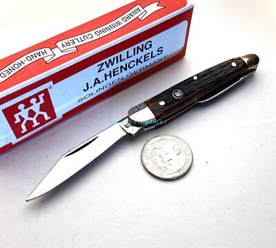 ZWILLING J.A. HENCKELS Solingen Germany RARE Whittler Red Mahogany