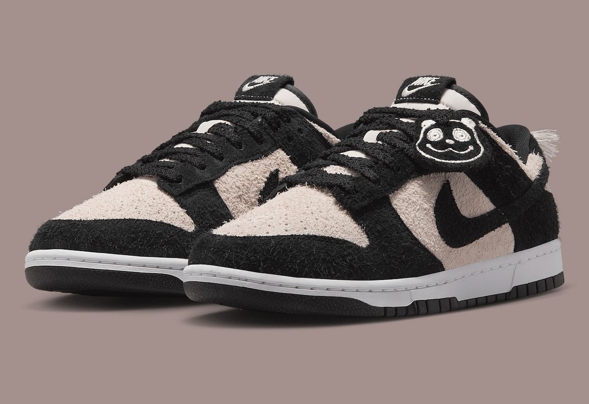 Nike Dunk Low Retro SE Panda-Monium White Black Suede IB2990-100