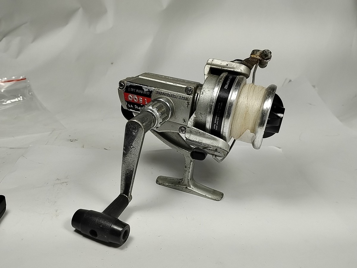 Vintage Olympic VS 1500 fishing reel, made in Japan, Convertible
