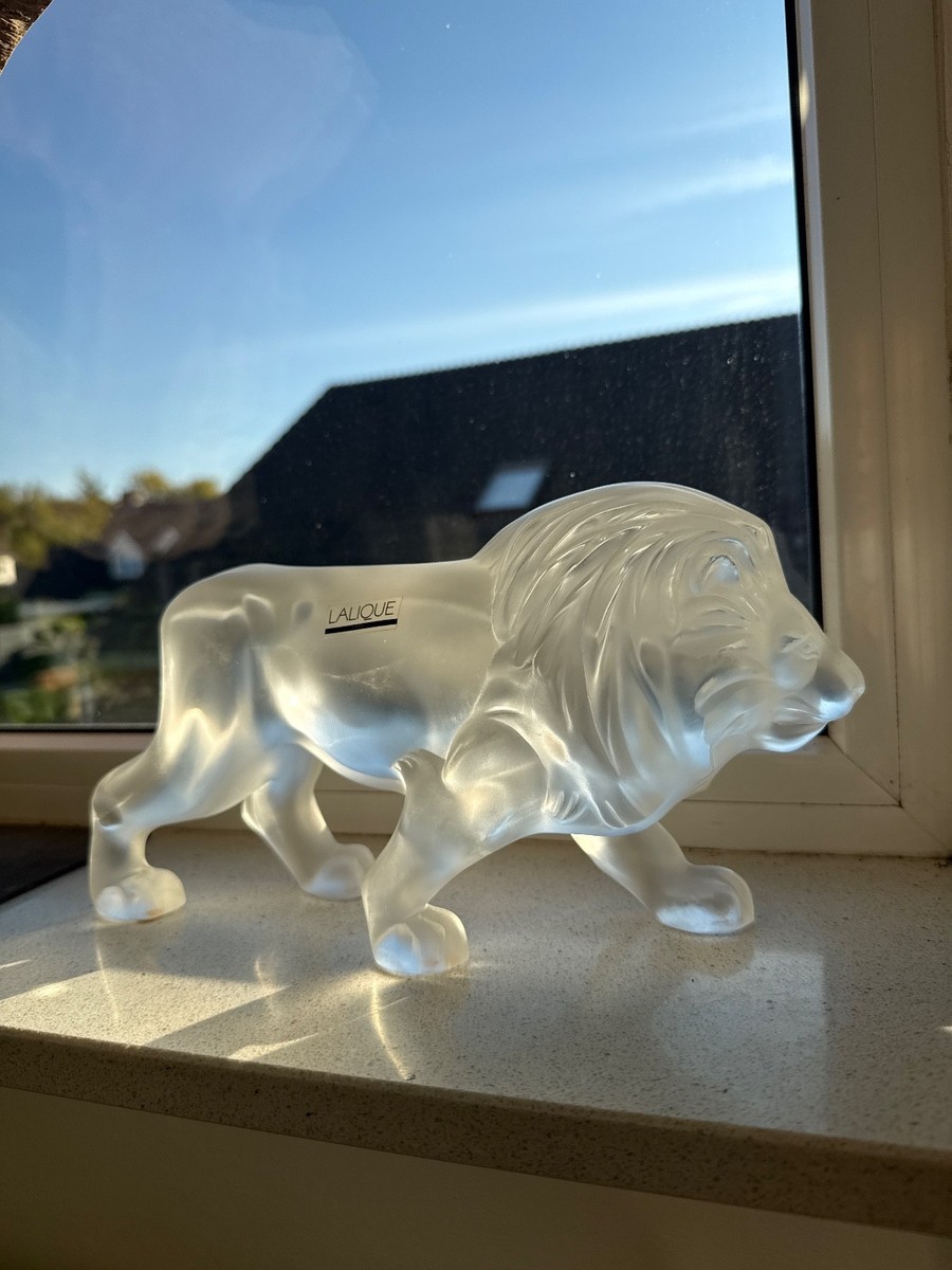 LALIQUE フロストガラス ライオン LALIQUE フロストガラス ライオン