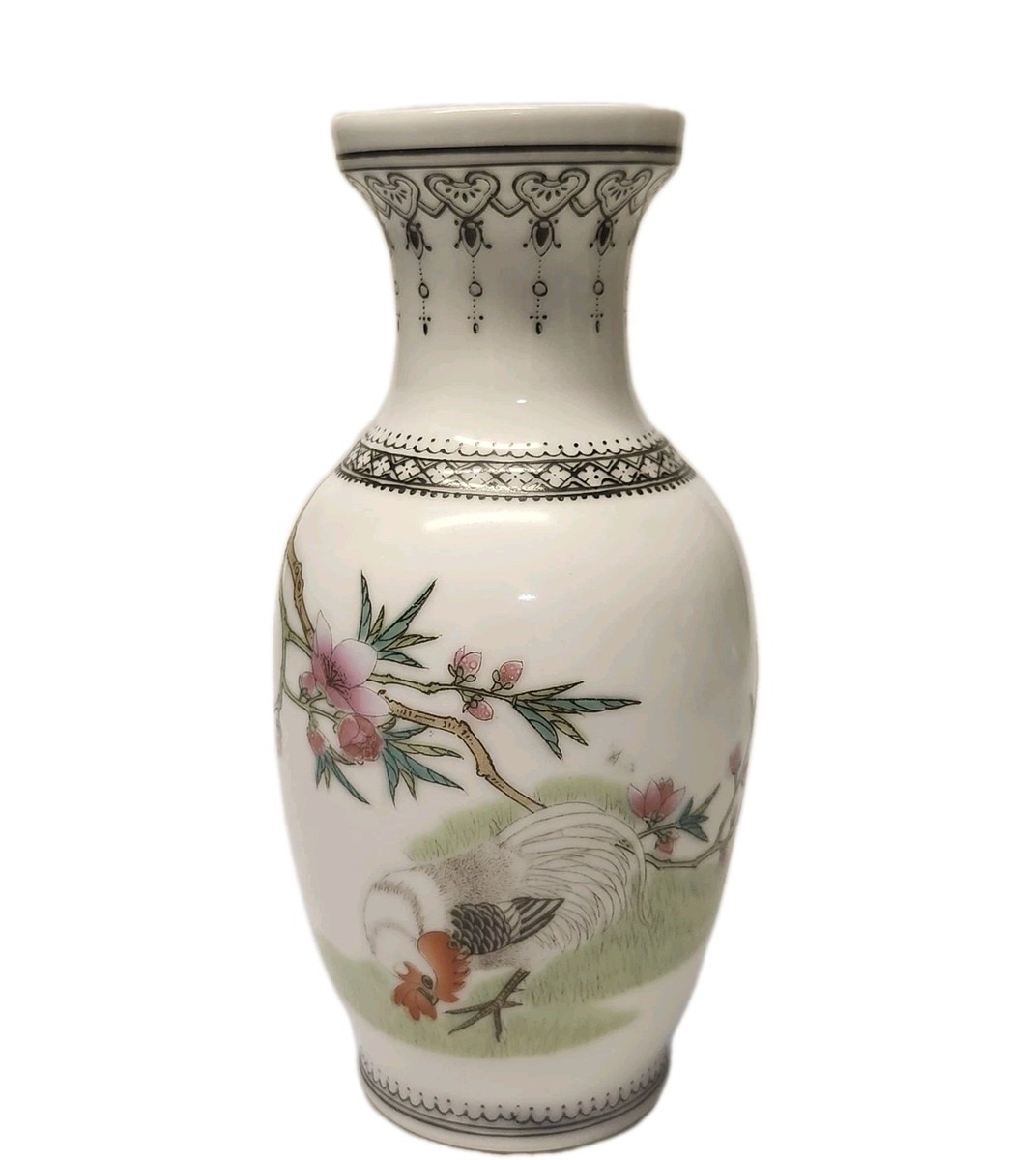 中国，景德镇，青白釉風景画花瓶 中国，景德镇，青白釉風景画花瓶 中国